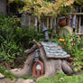 fairyhouse cottage house stock