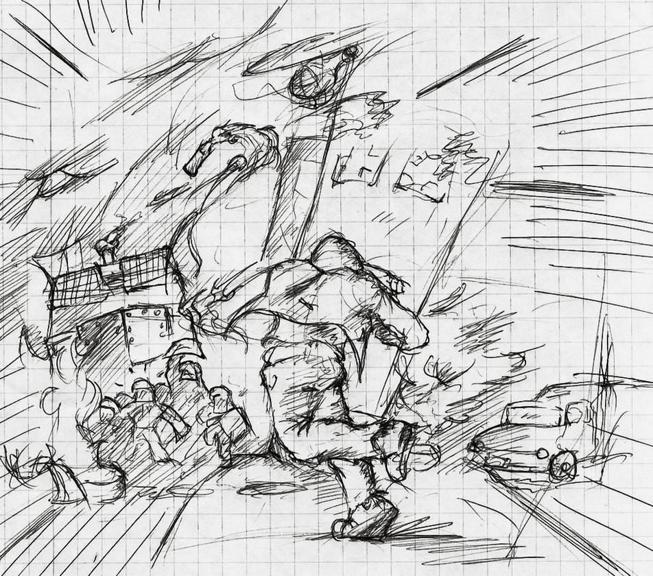 a riot sketch by thexhellion on DeviantArt