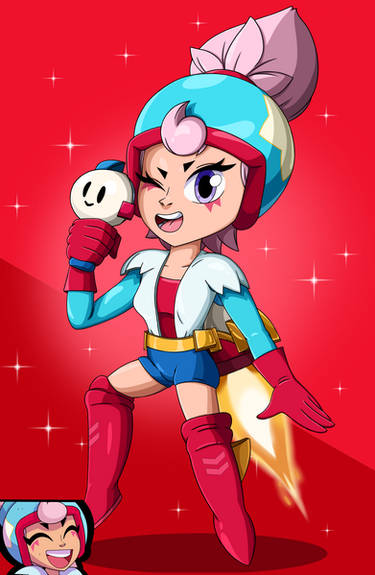 Brawl Custom Deviantart Fanart of Bibi from Brawl Stars by AzumiArtworks on DeviantArt