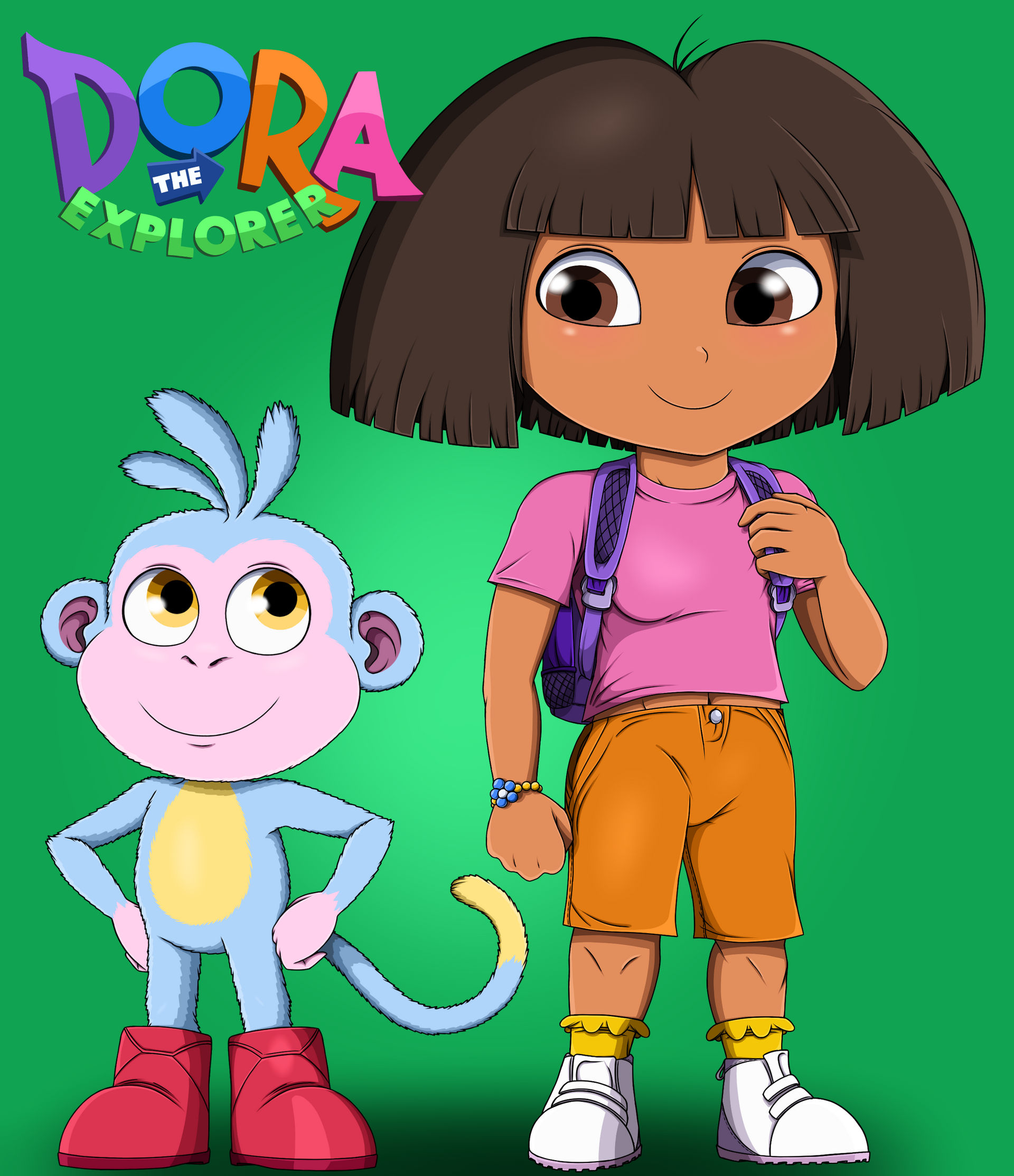Dora And Boots By Dedys89 On DeviantArt dora-and-boots-by-dedys89-on-deviantart