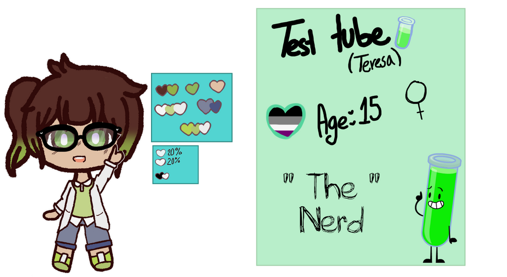||Inanimate Insanity|| Test Tube by LoverlyRainbow on DeviantArt