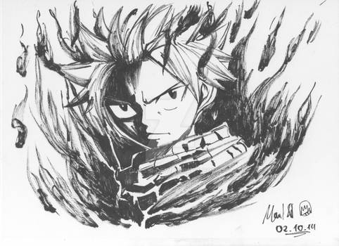 Natsu Dragneel (Brush Art)