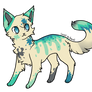 paintsplatter cat adoptable closed