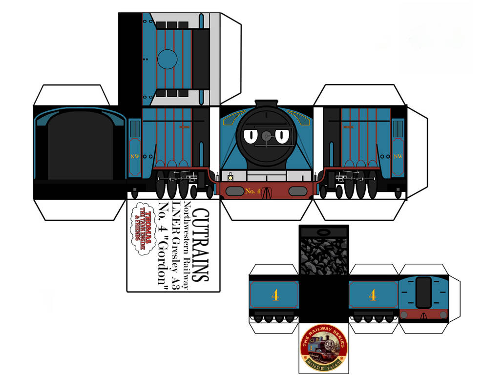 Papercraft Rws Gordon Cutrains 84 Gordon by FalkB2010 on DeviantArt
