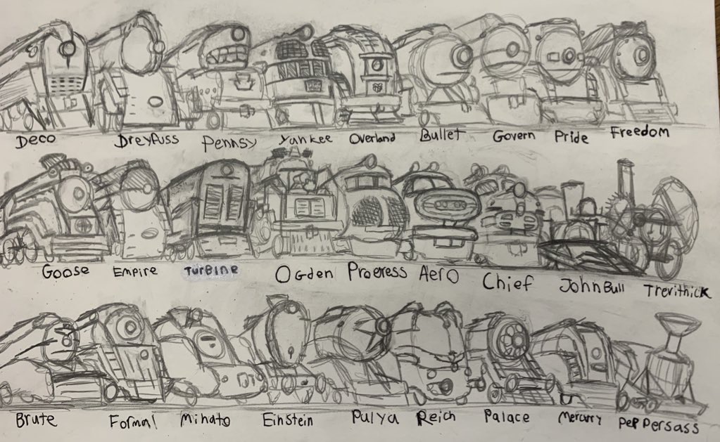 Falkitty - Railgod lineup sketch