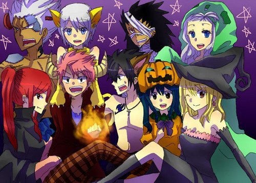 Happy Halloween Fairy Tail 500 358 By 0rang3 Ade On Deviantart