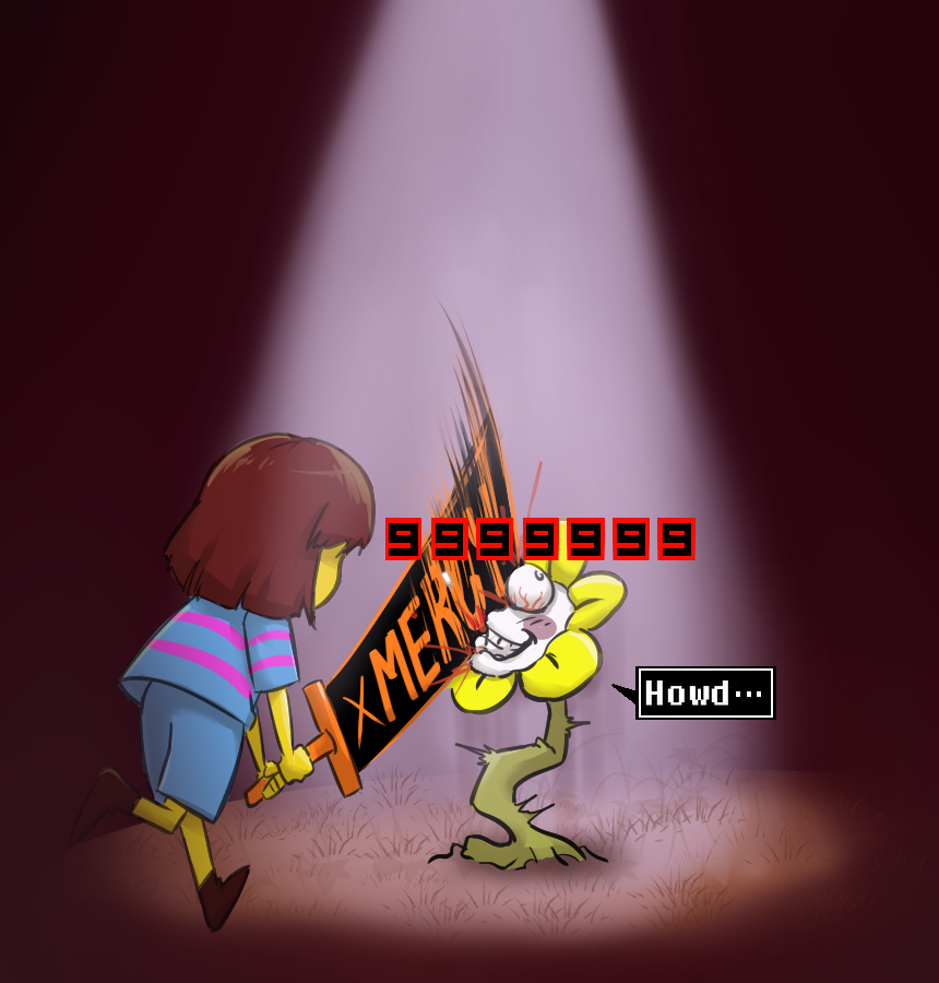 Undertale - Flowey: Mercy or Fight ? by MrDragonboy96 on DeviantArt