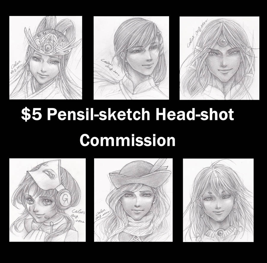 [$5 pencil-sketch commission]