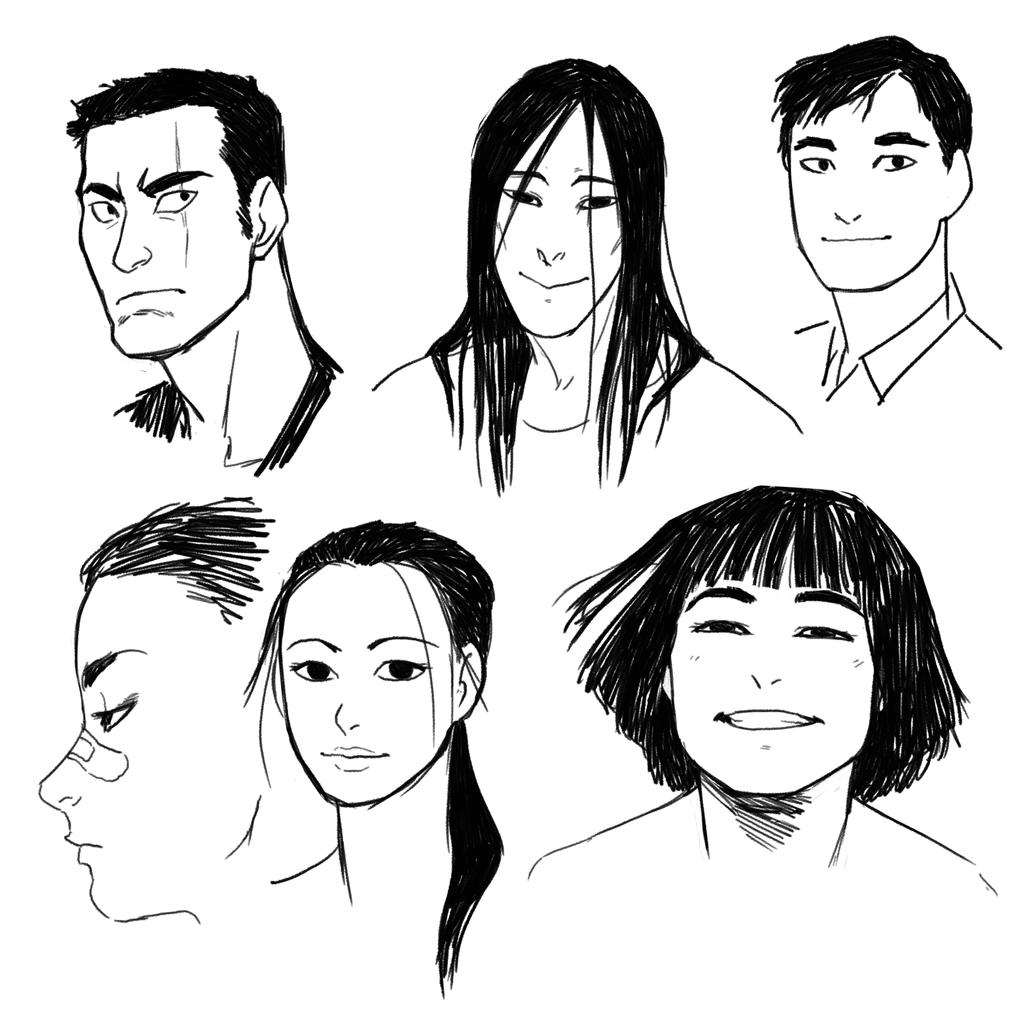 Asian characters by MMMarus on DeviantArt