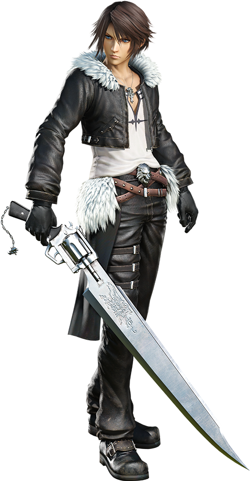 Squall FF Dissidia NT render by AlexanderGrem on DeviantArt