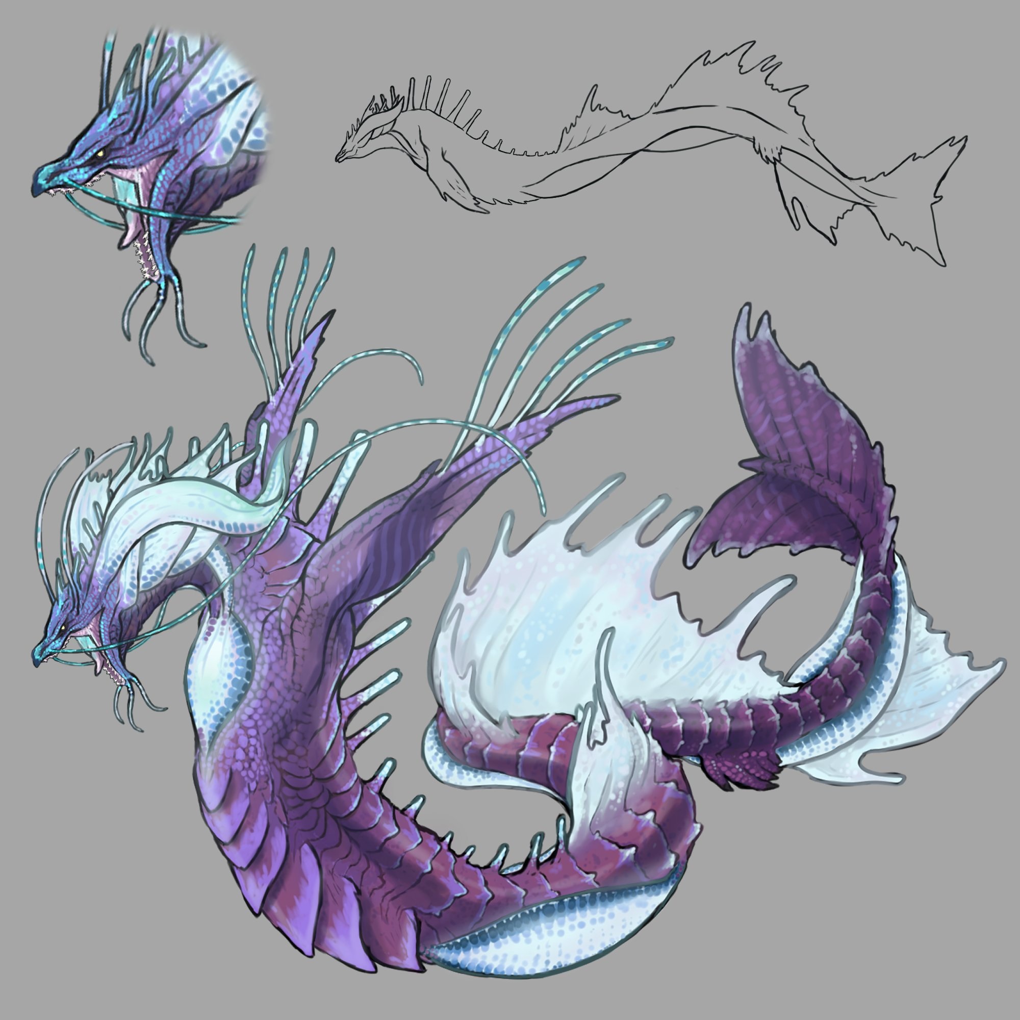 Timut Creature Titanus Tiamat by AlexanderGrem on DeviantArt
