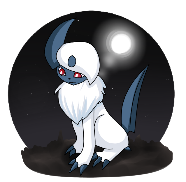 Absol by 0Leon1 on DeviantArt
