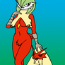 Gardevoir as Blaziken (Anthro)