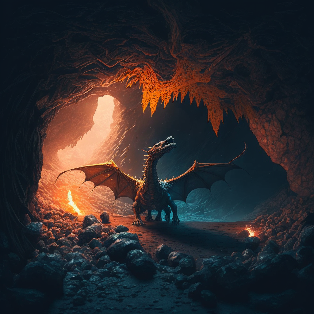 Fantasy Dragon Cave 2 by Maginificus on DeviantArt
