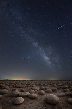 Field of falling stars