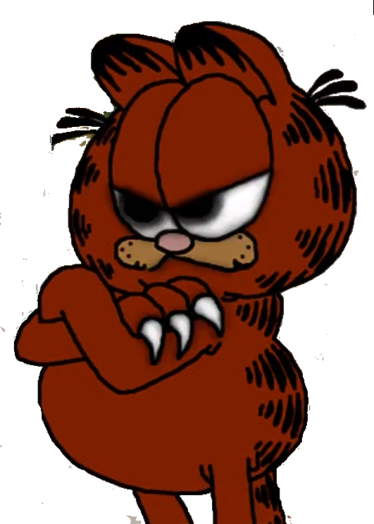 Garfield Attacking Garfield Dominator (angry) by tomer142345 on DeviantArt