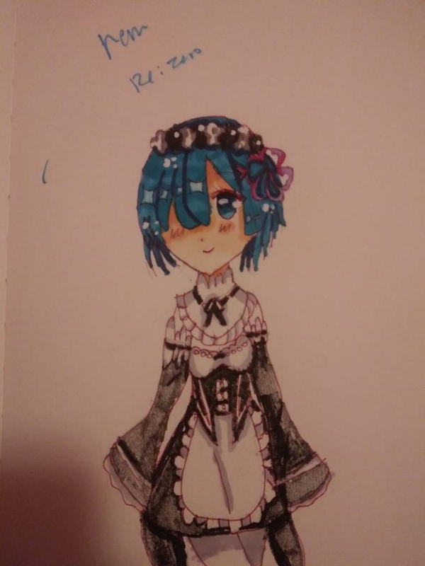 Deviantart Re Note Rem Re:Zero (request open) by P0CK11 on DeviantArt