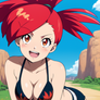 Flannery Cosplaying as Yoko