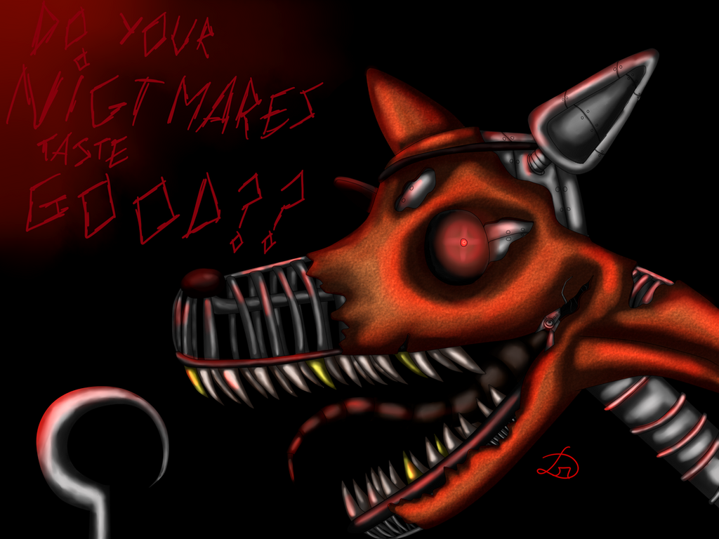 Fnaf 4 Nightmare Foxy By Dragonalfa122 On Deviantart.