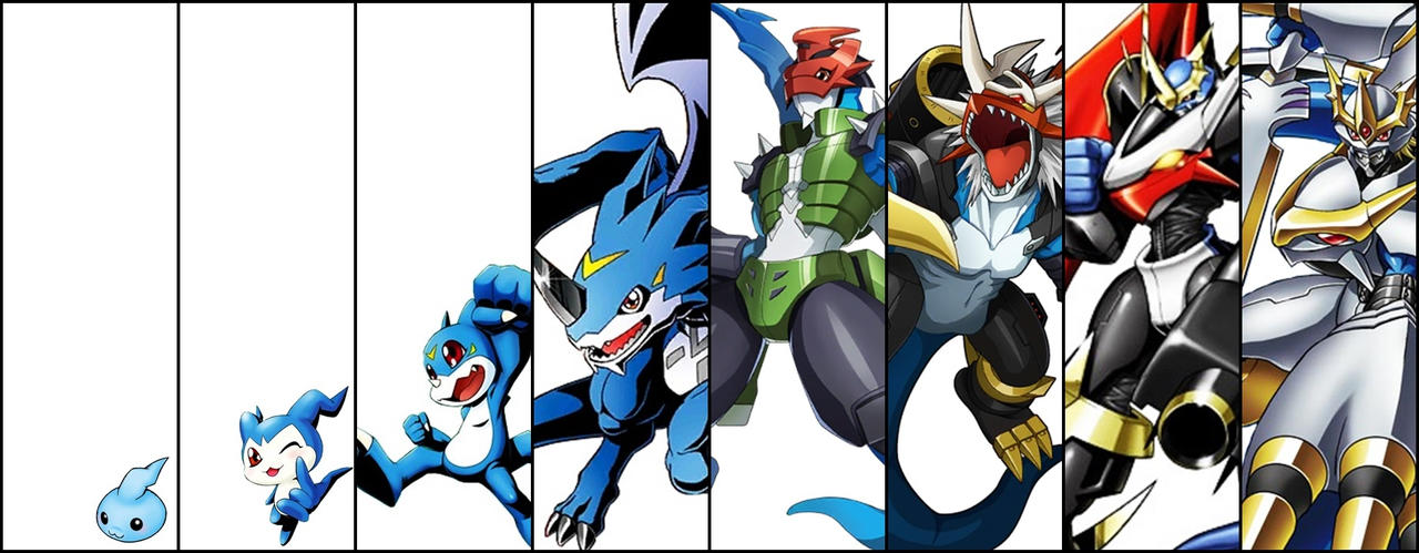 V-mon - Evolution 01 by Helsona on DeviantArt