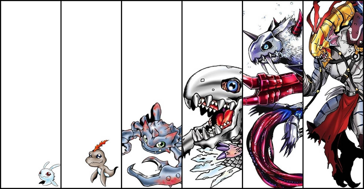 Gamon Evolution Ganimon - Evolution by Helsona on DeviantArt