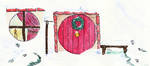 Yule in Hobbiton by Ellosse