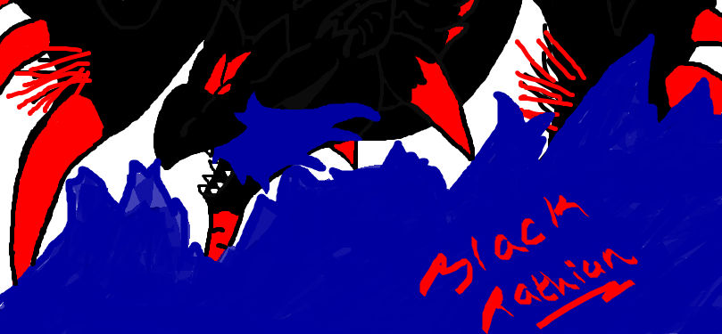 Black rathian by ShiroTheDragon123 on DeviantArt
