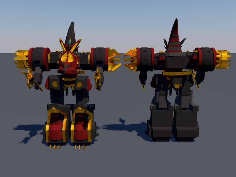 Mezodon Megazord by 3dmodels2 on DeviantArt