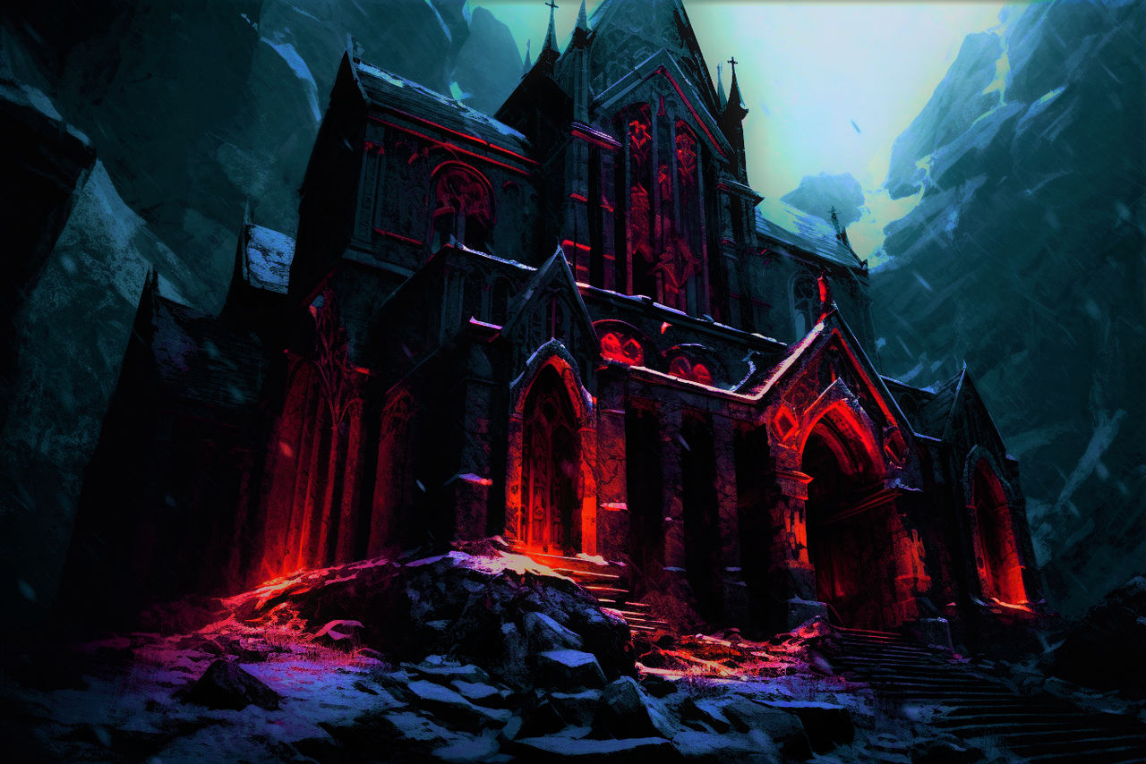 Dark church by laietano on DeviantArt