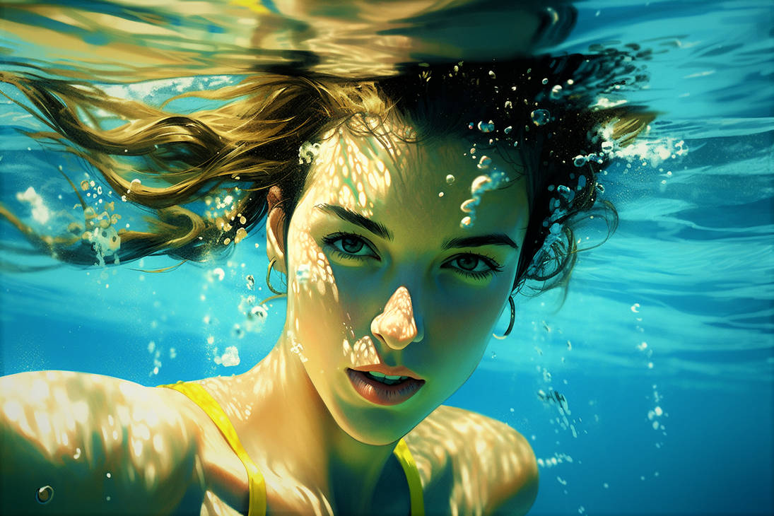 The swimmer by laietano on DeviantArt