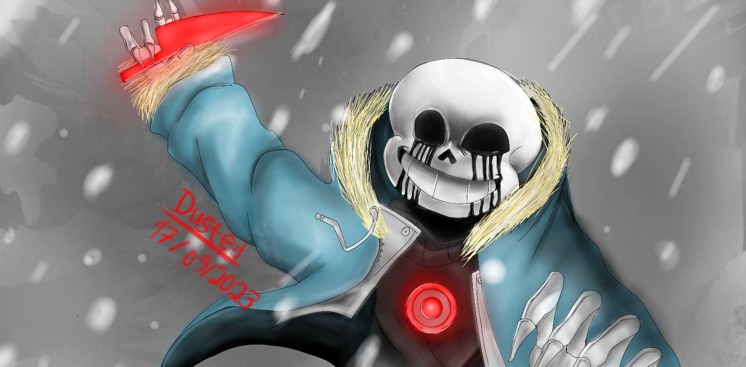 Undertale AU] Murder sans [fanart] by Kaminomiya on DeviantArt