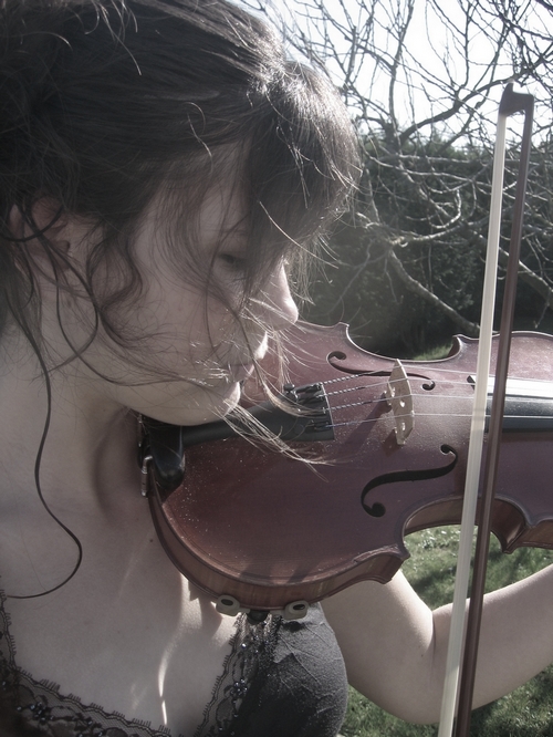 Maeva and her violin