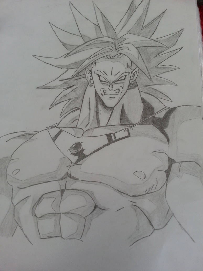 Broly Draw by joao-pedro107 on DeviantArt