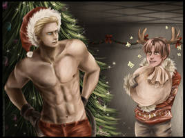 Hetalia Xmas Gerita