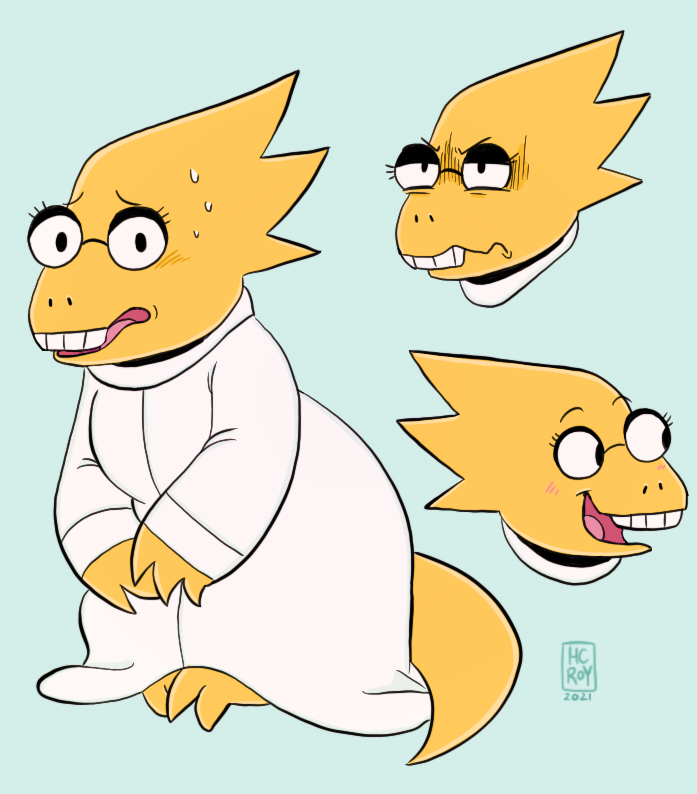 Alphys by HC-Artz on DeviantArt