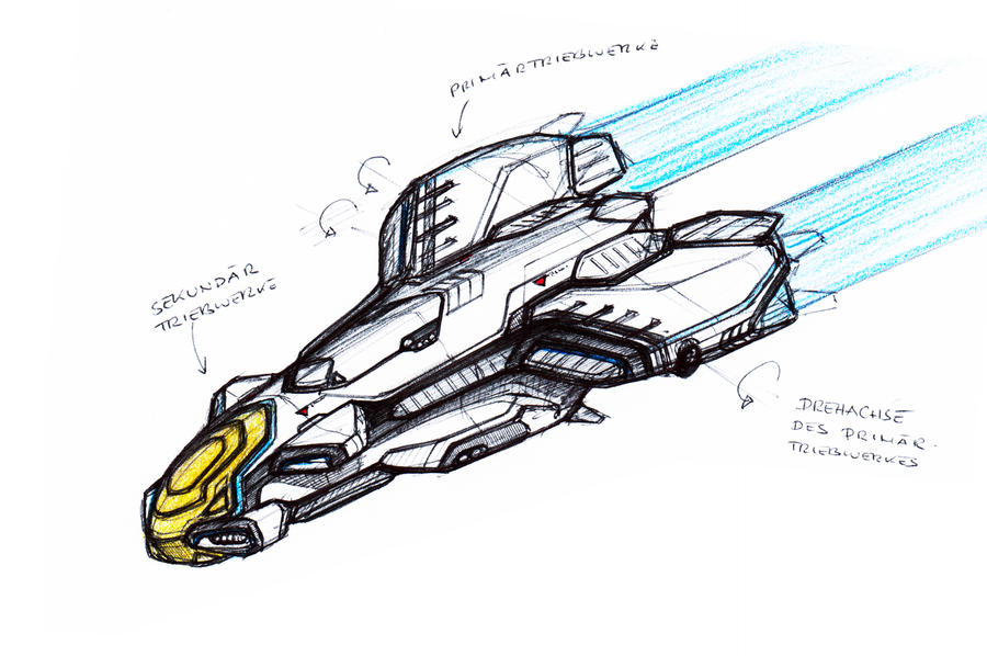 Quick Starship Sketch