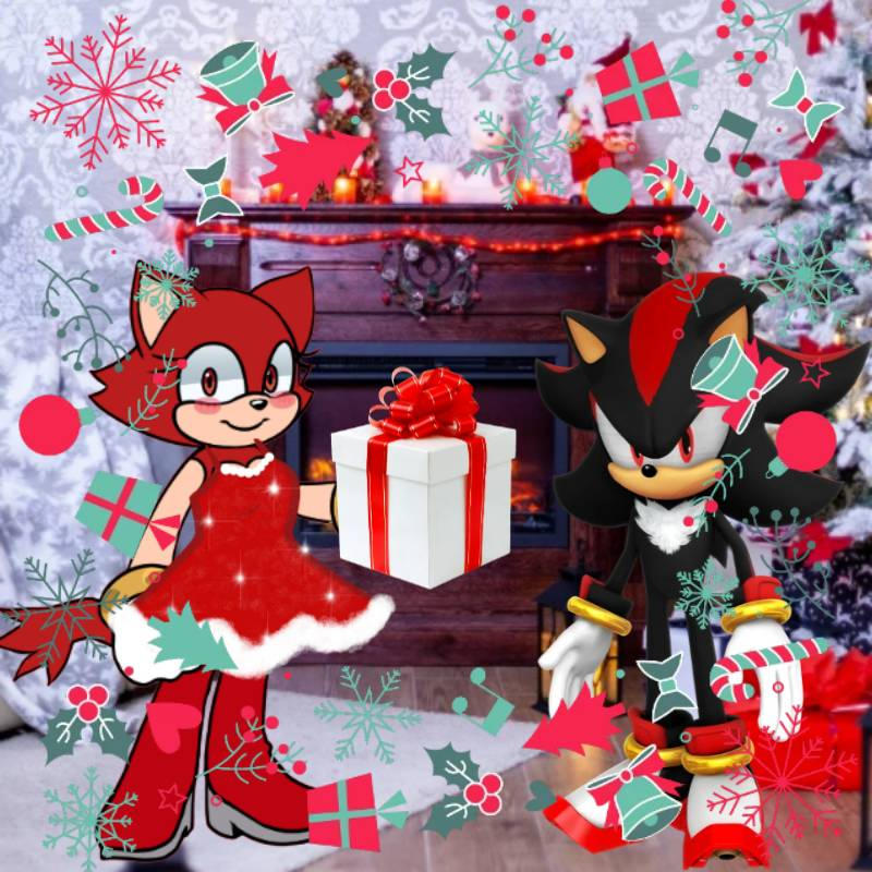 Ruby X Shadow Celebrating Christmas by PrincessVertera2024 on DeviantArt