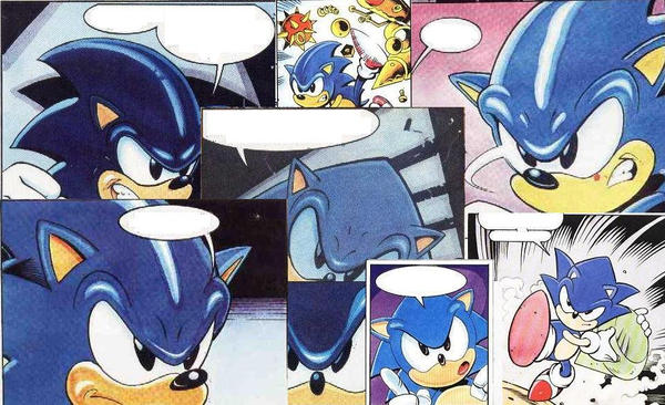 Sonic emotion collage 1- anger by suddes on DeviantArt