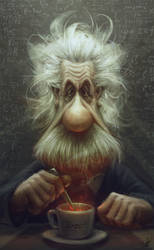 Albert Einstein by Panchusfenix