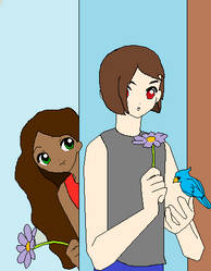 TSS OCs - at the flower shop