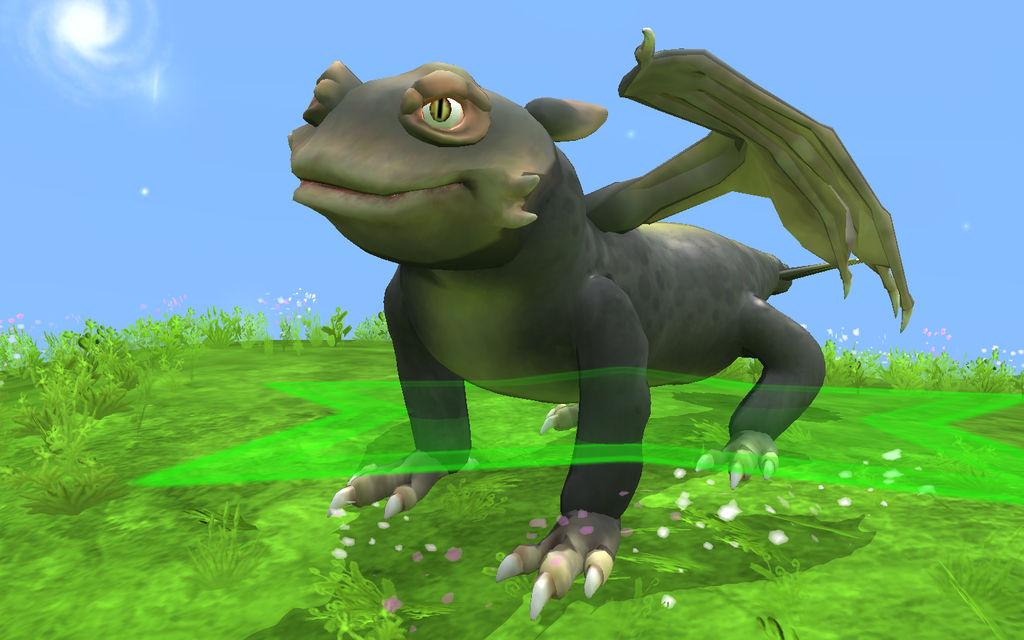 my classic toothless in spore 1 by moonofheaven1 on DeviantArt