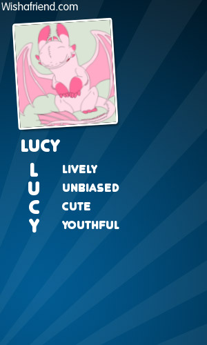 Lucy's Name Acronym