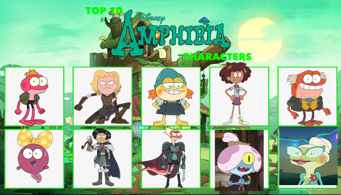 Amphibia Characters Rp My Top 10 Amphibia Characters by totaldramakid on DeviantArt