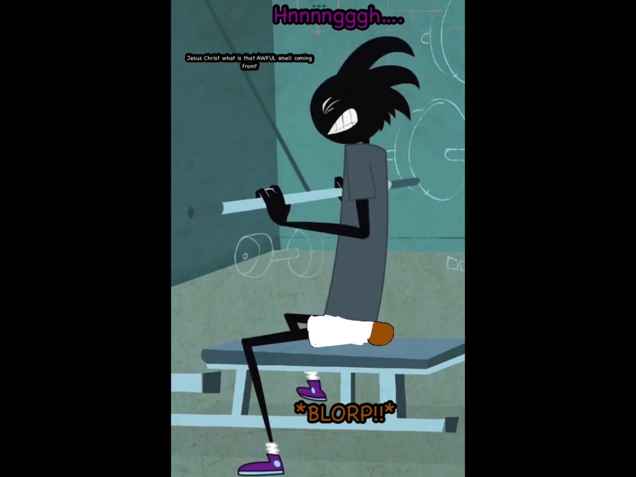 Diaper Messing at the gym by TranceFugger on DeviantArt