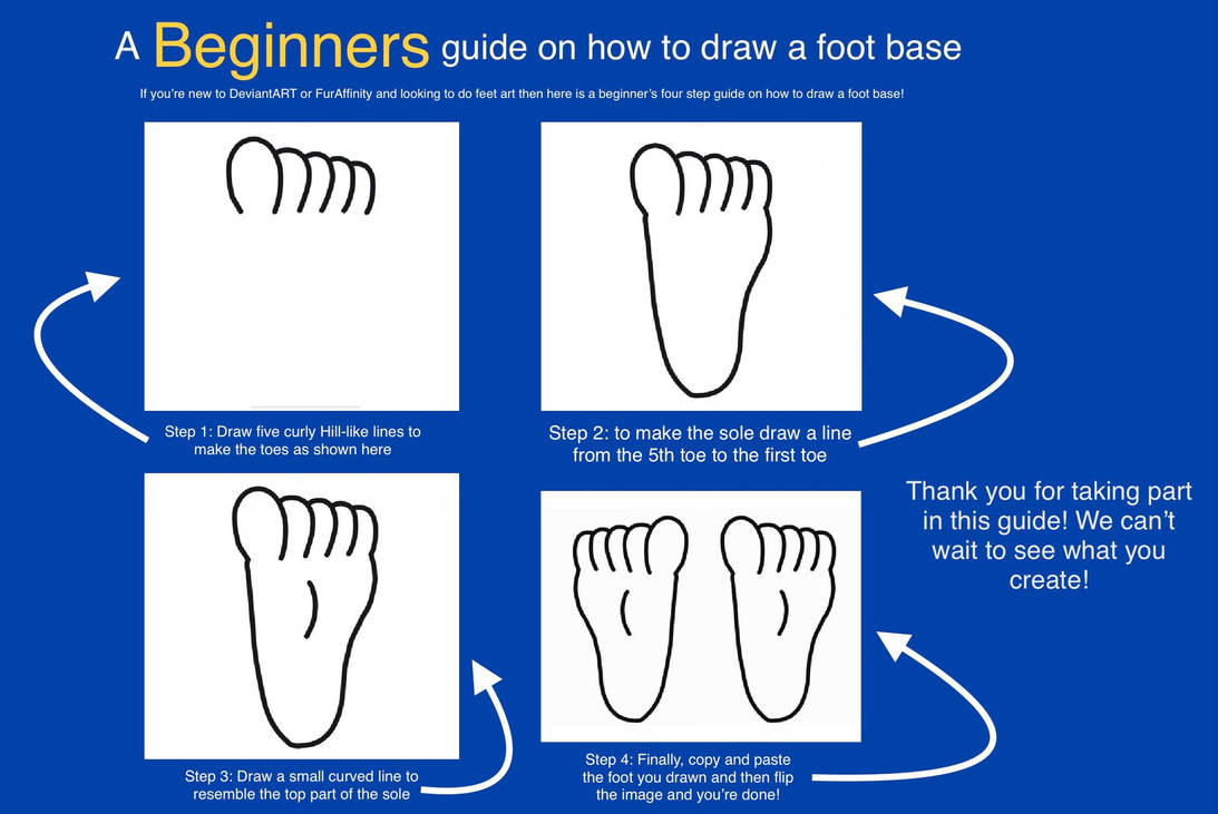 Design Foot Base A beginners guide on how to Draw a Foot Base by Bowlingball14 on DeviantArt