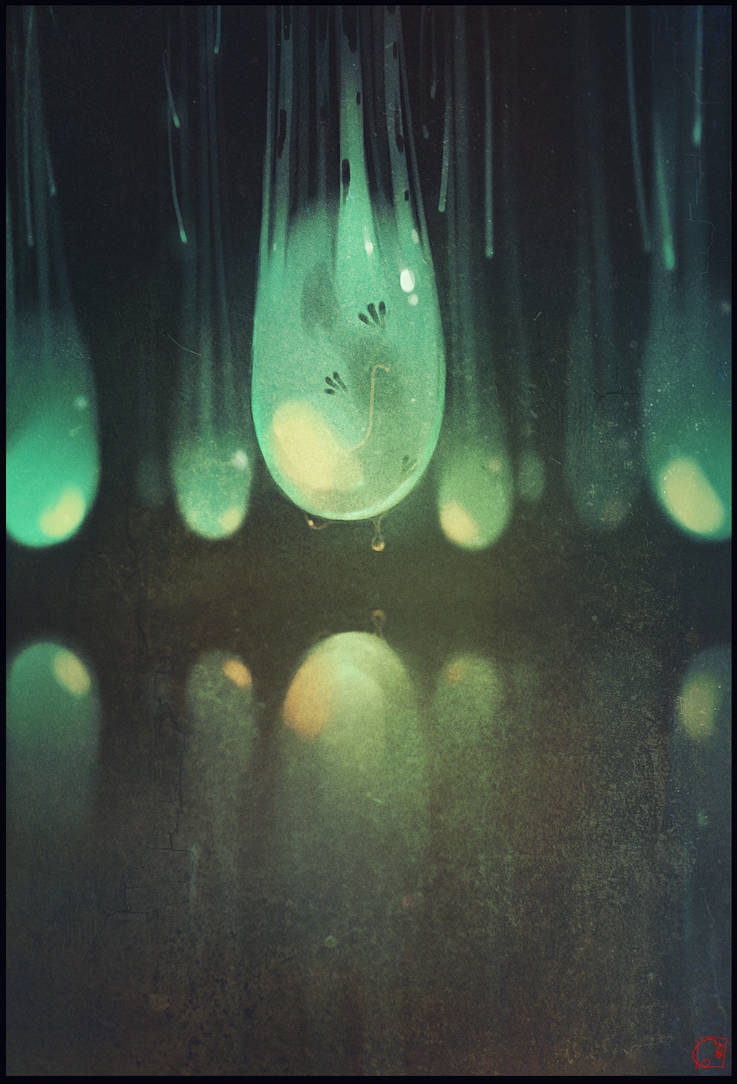 Alien eggs by GaudiBuendia