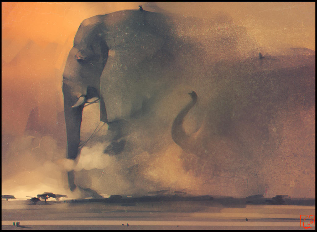 Elephant riders by GaudiBuendia on DeviantArt
