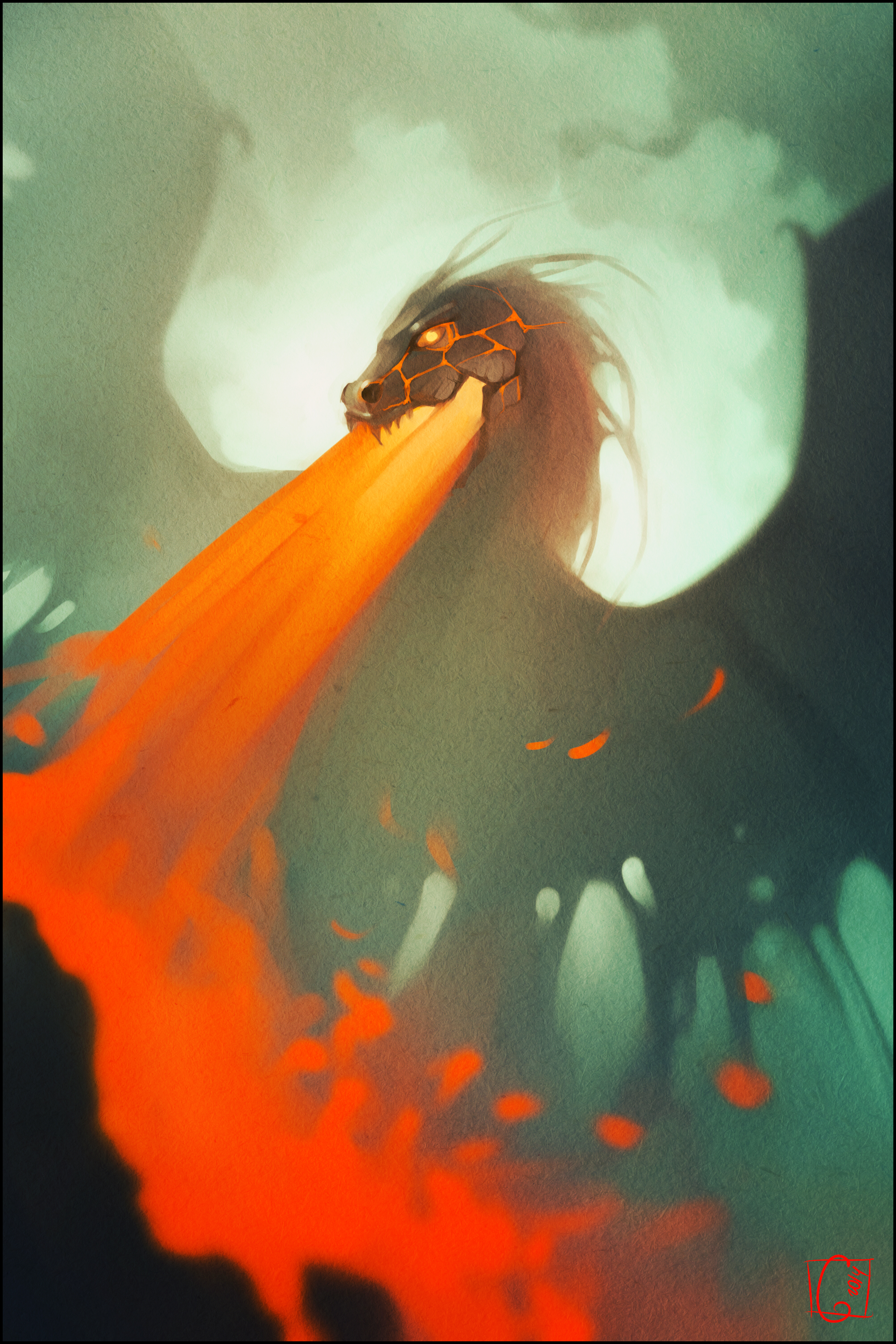 Lava dragon