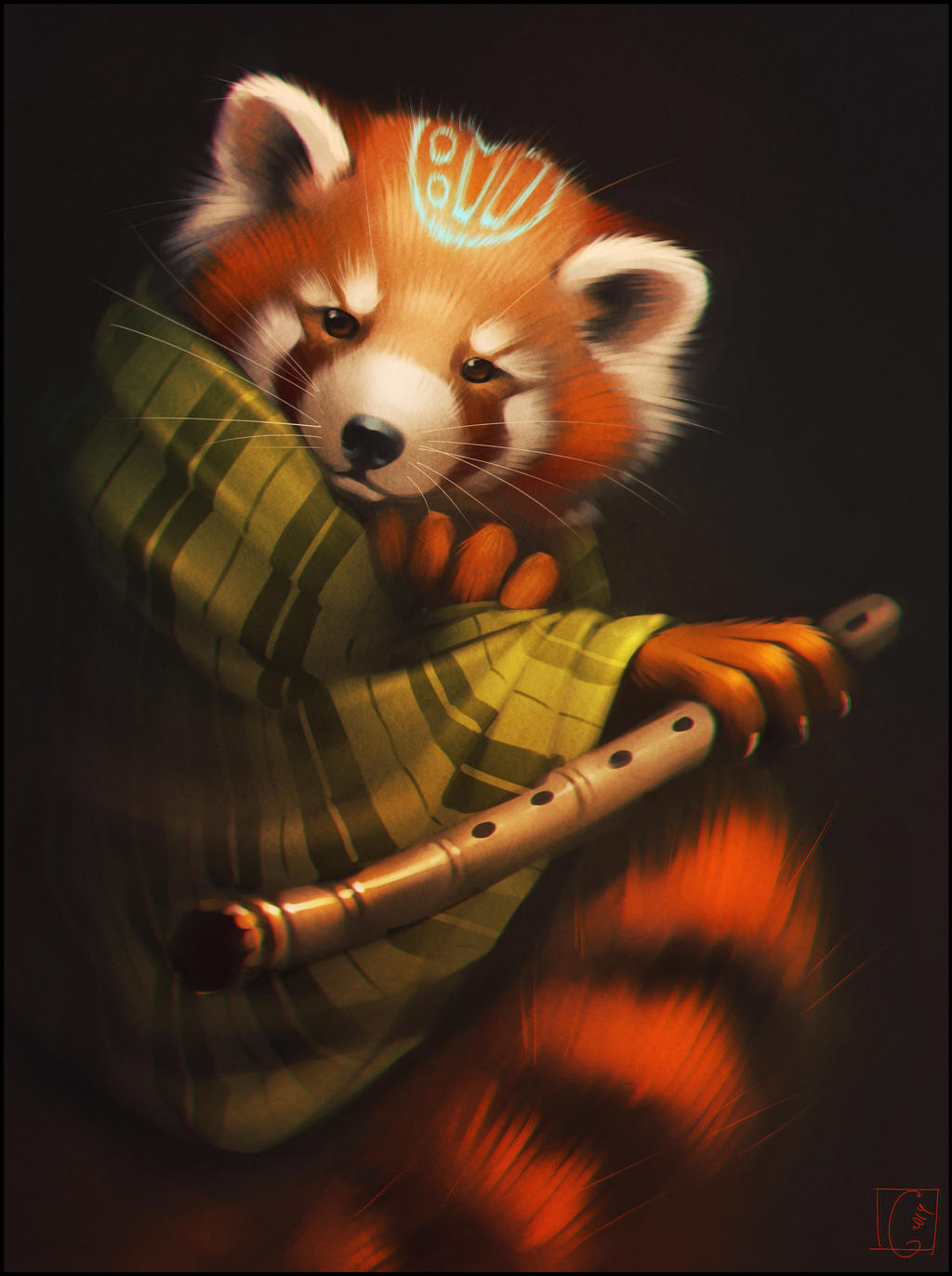Red panda by GaudiBuendia on DeviantArt