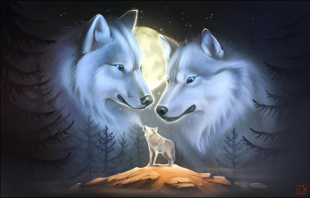 wolves by GaudiBuendia on DeviantArt